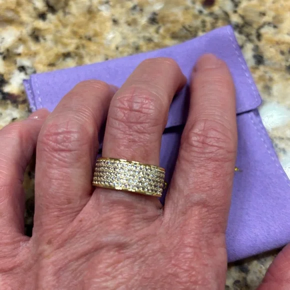 Melinda Maria Gold Plated Ring - Picture 2 of 2